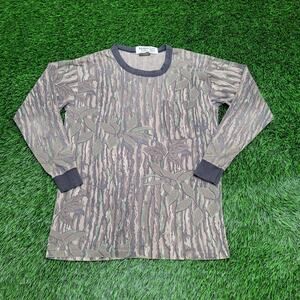 Vintage 90s Spartan Real-Tree Camo Shirt Womens M/L 19x26 Brown